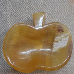 Yellow Apple-Shaped Decorative Piece